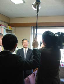 フジテレビ「スーパーニュース」VTR取材