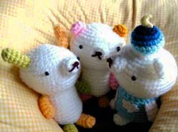 文ちゃんの編みぐるみ