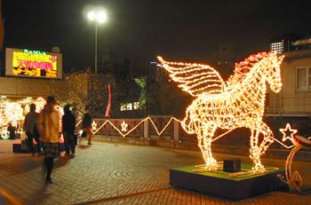 飯田橋のイルミネーション